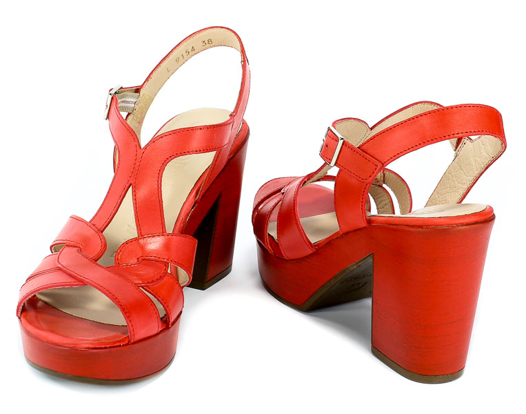 Sandały Wonders L-9154 Rojo