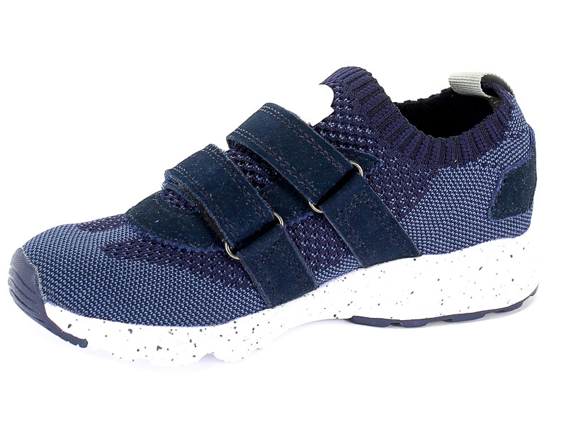 Półbuty Primigi 3452144 Suede/T.Knit/Navy/Na r.24-39