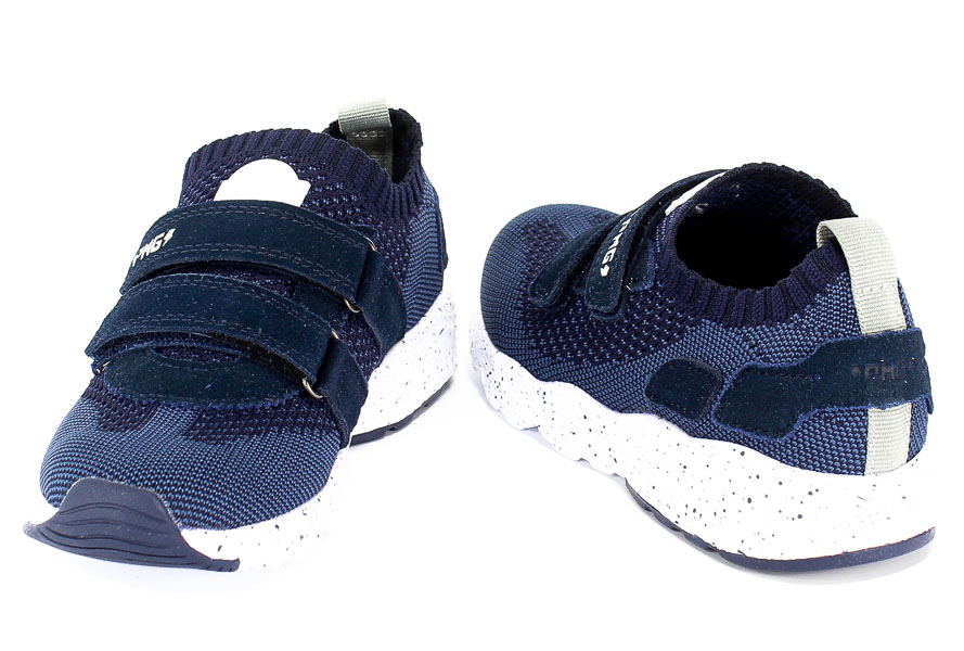 Półbuty Primigi 3452144 Suede/T.Knit/Navy/Na r.24-39