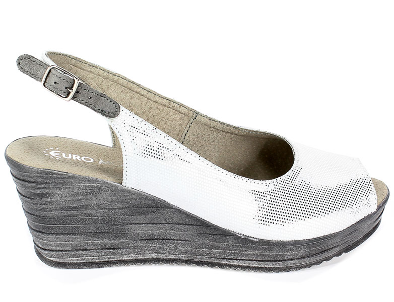 Sandały Euro Moda Ram 1330 Biały L-67