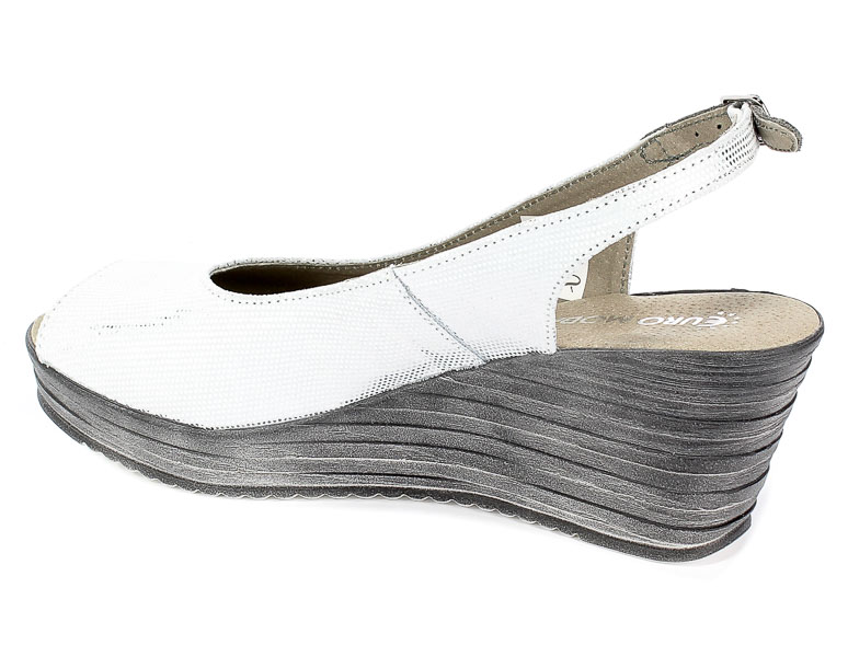 Sandały Euro Moda Ram 1330 Biały L-67