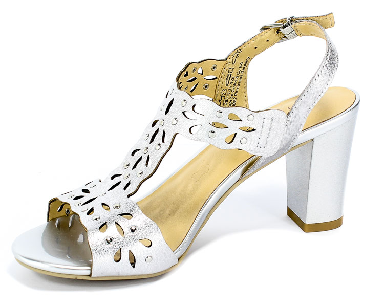 Sandały Caprice 9-28315-22 920 Silver Metal