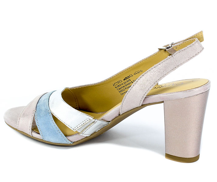 Sandały Caprice 9-28314-22 579 Soft Pink Mul.