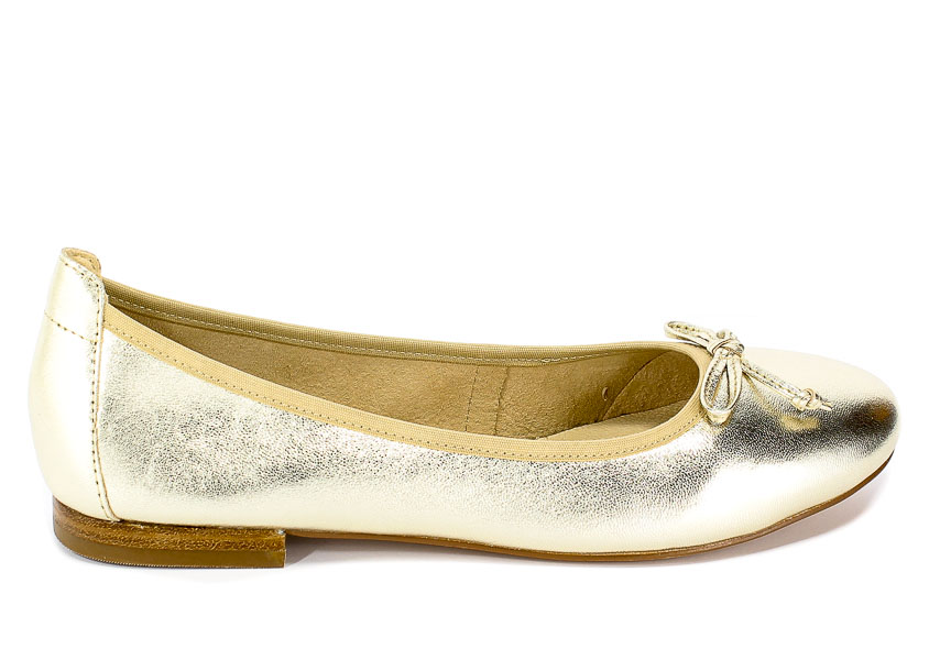 Baleriny Caprice 9-22102-22 978 Lt Gold Metal.