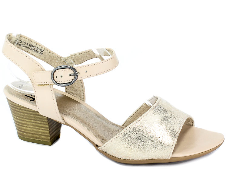 Sandały Jana 8-28365-22 522 Rose/Gold