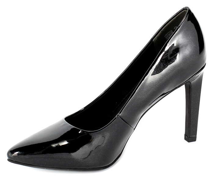 Czółenka Marco Tozzi 2-22415-32 035 Black Met.Pate