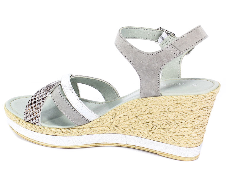 Sandały Marco Tozzi 2-28346-22 248 Lt.Grey Comb