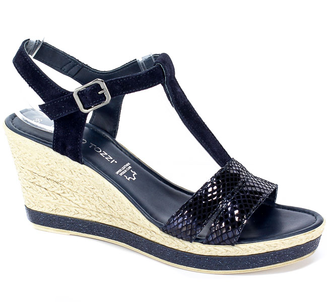 Sandały Marco Tozzi 2-28340-22 890 Navy Comb
