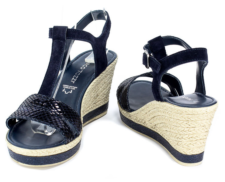 Sandały Marco Tozzi 2-28340-22 890 Navy Comb