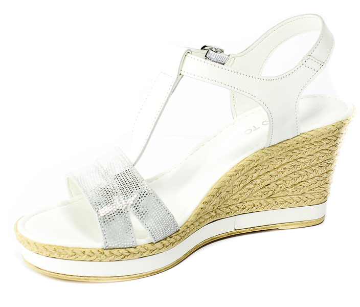 Sandały Marco Tozzi 2-28340-22 197 White Comb