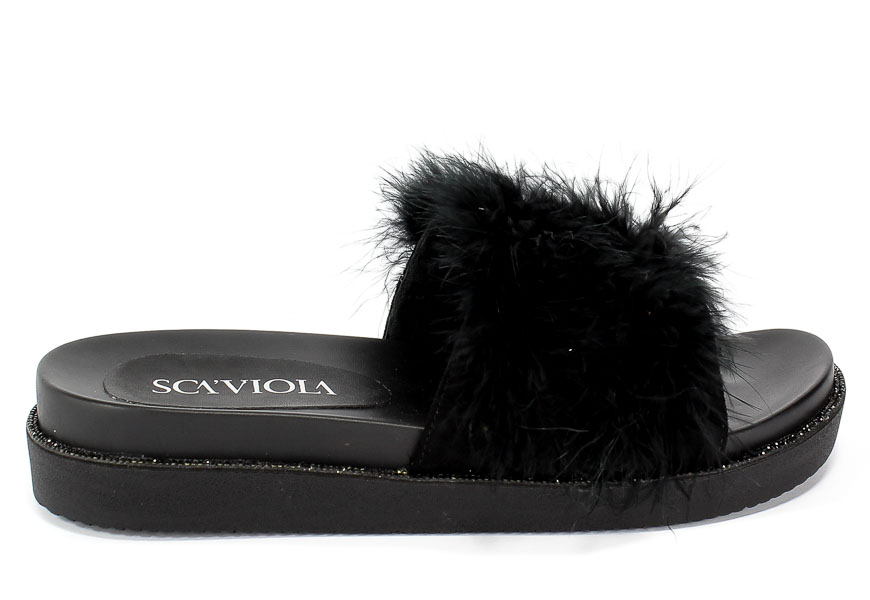 Klapki Sca'viola B-130 Black