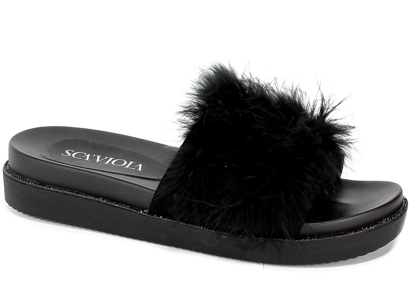 Klapki Sca'viola B-130 Black