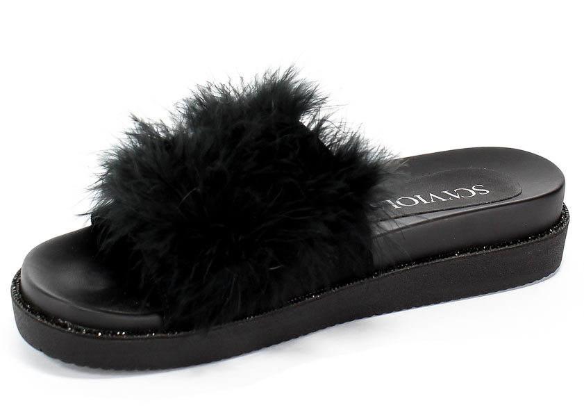 Klapki Sca'viola B-130 Black