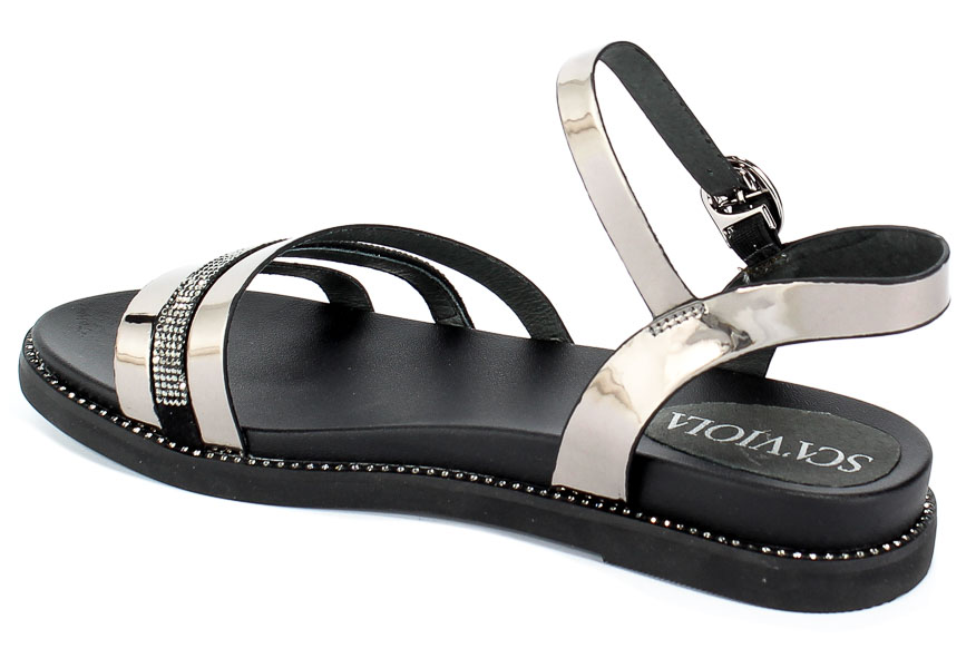 Sandały Sca'viola B-116 Pewter
