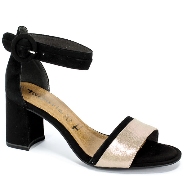 Sandały Tamaris 1-28379-22 053 Black/Rose Met