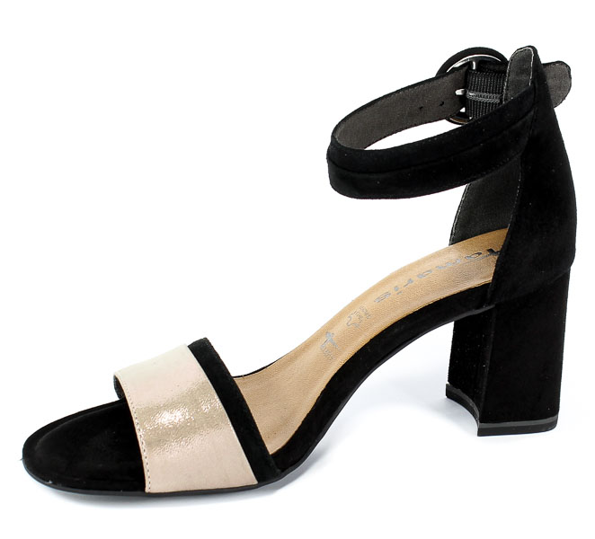 Sandały Tamaris 1-28379-22 053 Black/Rose Met