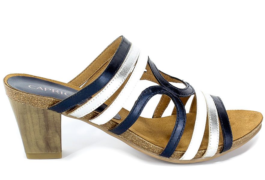 Klapki Caprice 9-27201-22 804 Navy Multi