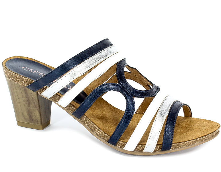 Klapki Caprice 9-27201-22 804 Navy Multi