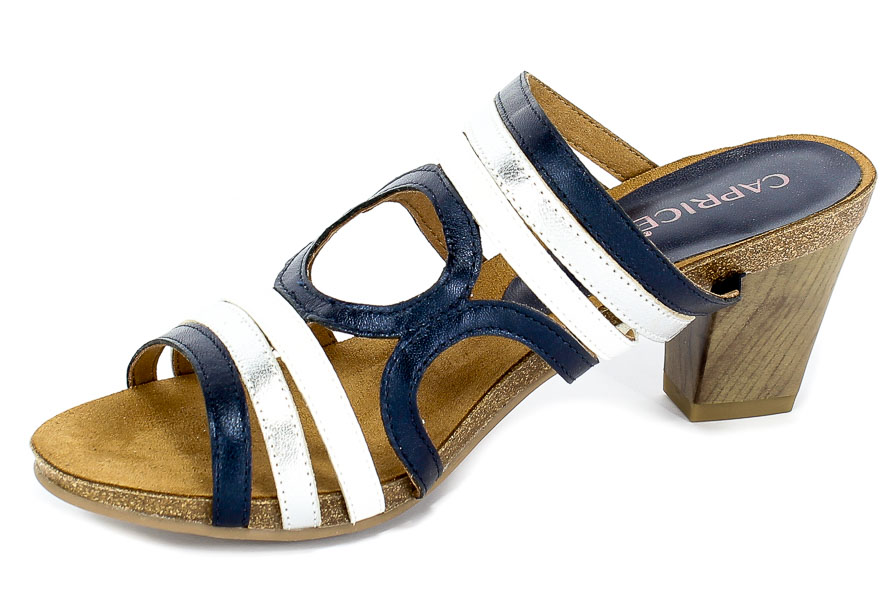 Klapki Caprice 9-27201-22 804 Navy Multi