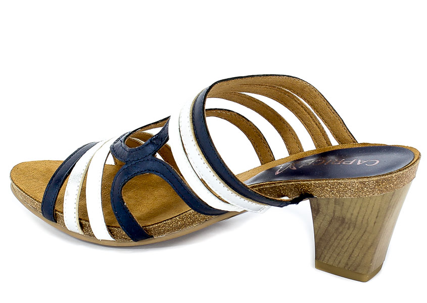 Klapki Caprice 9-27201-22 804 Navy Multi