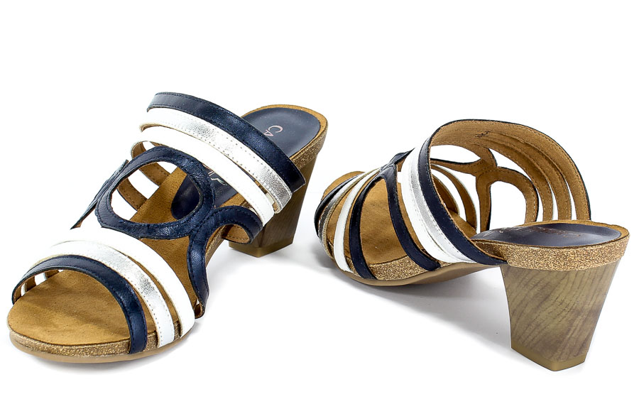 Klapki Caprice 9-27201-22 804 Navy Multi