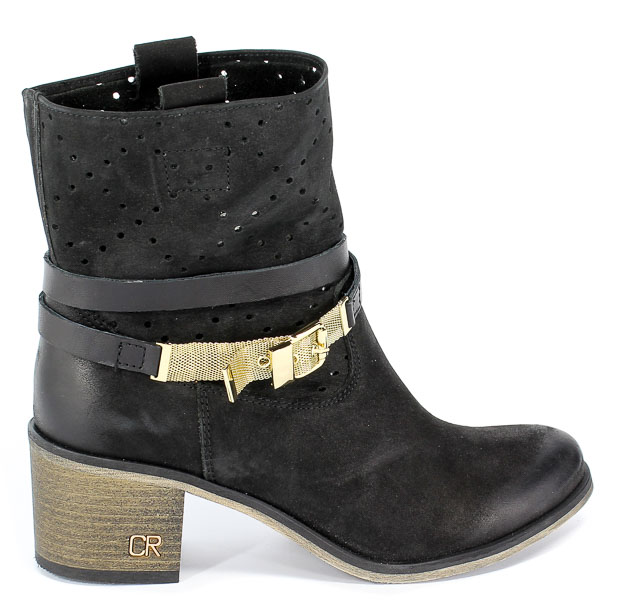 Botki Letnie Carinii B5099-360-E50-000-861 Czarny