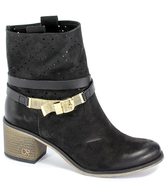 Botki Letnie Carinii B5099-360-E50-000-861 Czarny
