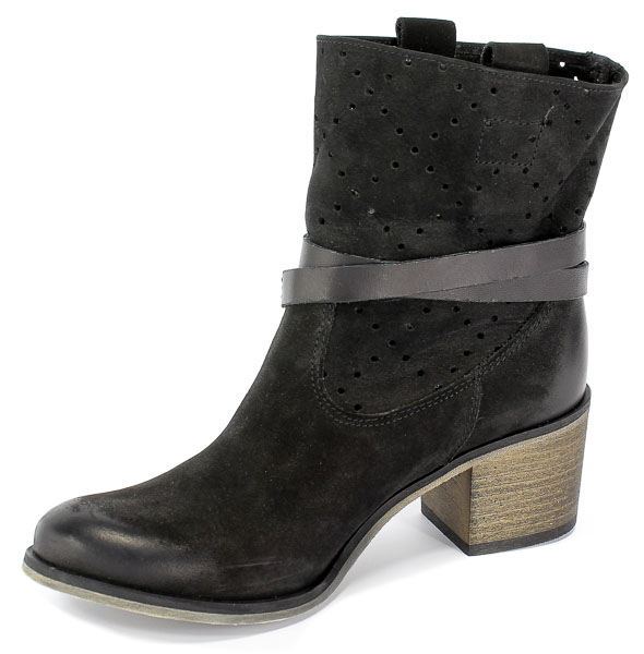 Botki Letnie Carinii B5099-360-E50-000-861 Czarny