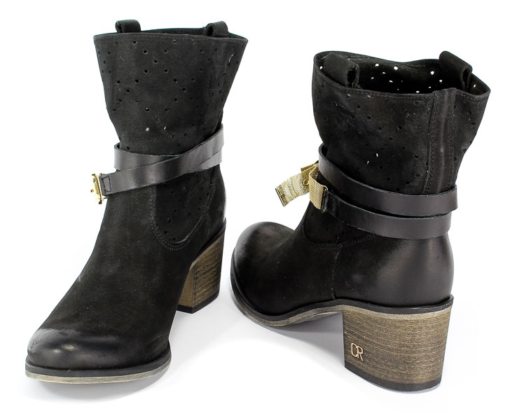 Botki Letnie Carinii B5099-360-E50-000-861 Czarny