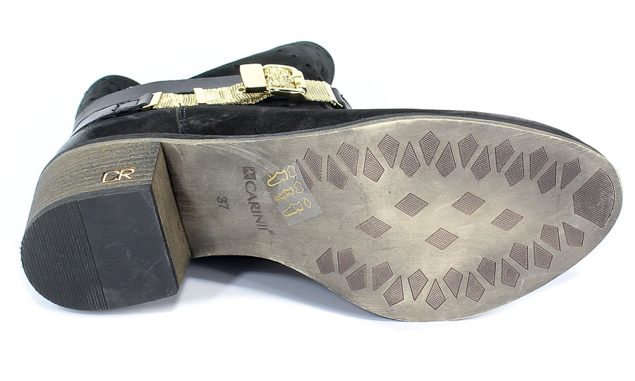 Botki Letnie Carinii B5099-360-E50-000-861 Czarny