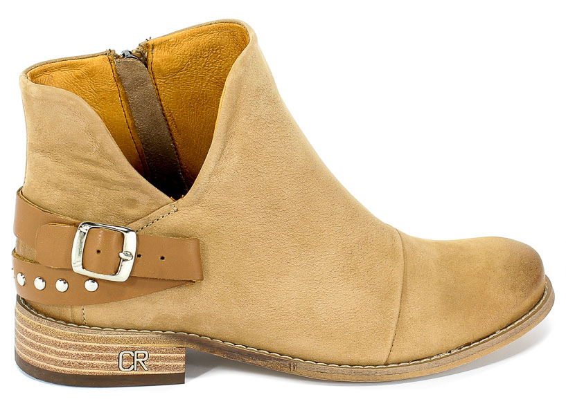 Botki Letnie Carinii B5039-654-M62-000-C97 Beż Cappucino