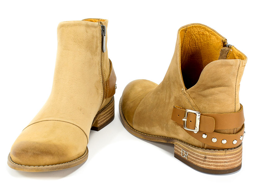 Botki Letnie Carinii B5039-654-M62-000-C97 Beż Cappucino