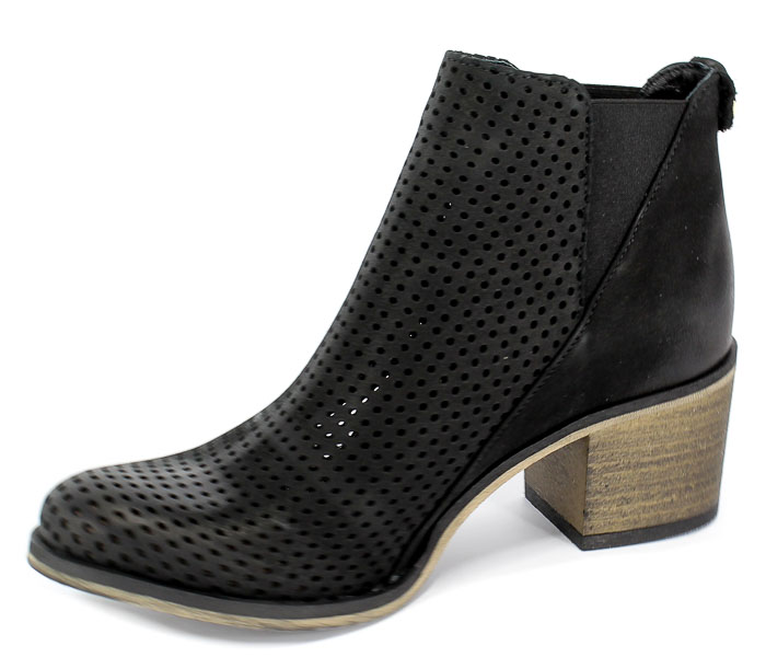 Botki Letnie Carinii B3983/N-360-000-000-861 Czarny