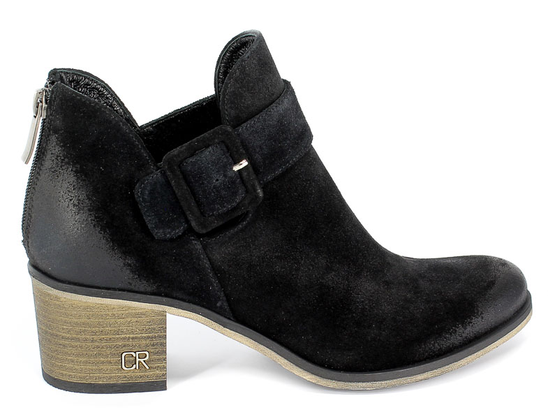 Botki Letnie Carinii B5083-H20-000-000-861 Czarny