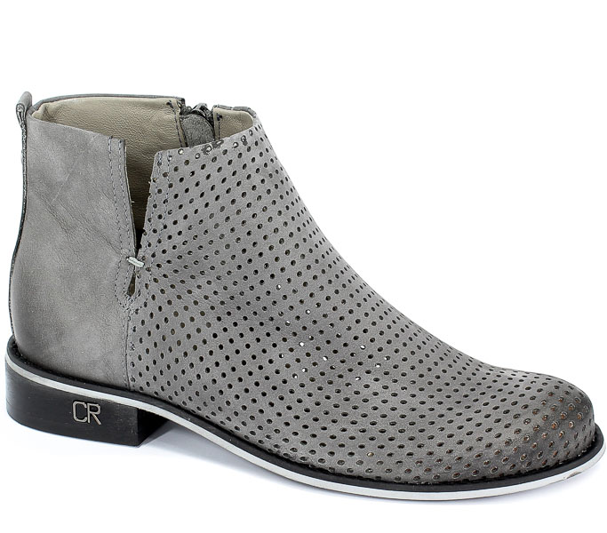 Botki Letnie Carinii B4342/M-J51-000-000-C97 Szary
