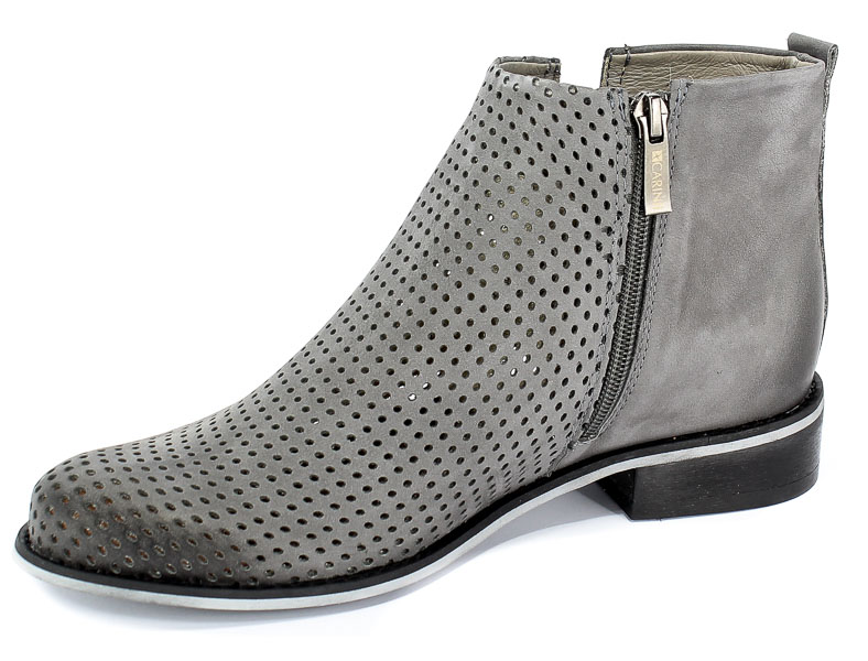 Botki Letnie Carinii B4342/M-J51-000-000-C97 Szary