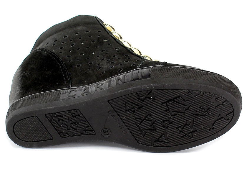 Sneakersy Letnie Carinii B4304-360-000-000-B88 Czarny