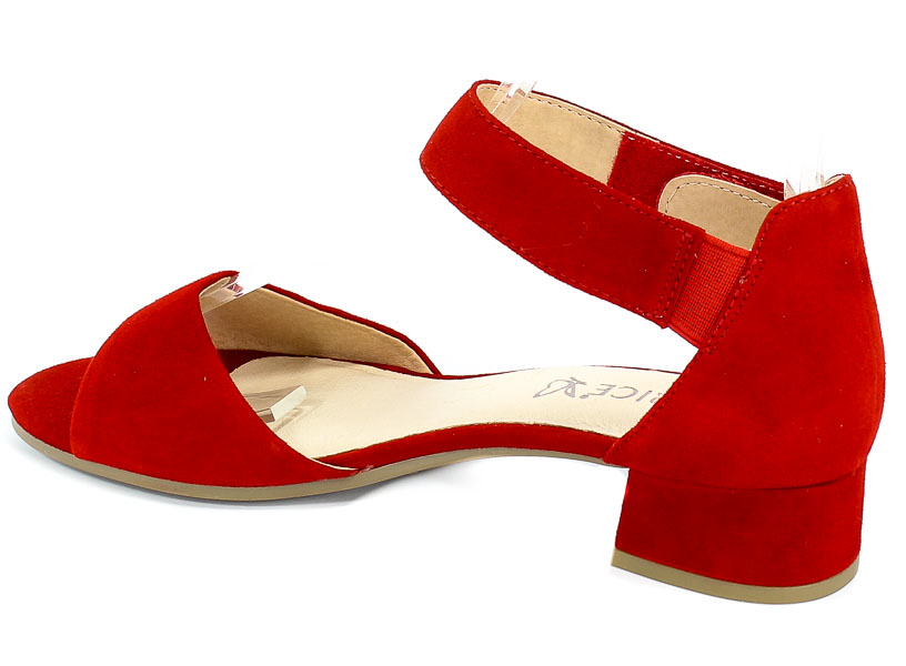Sandały Caprice 9-28212-22 524 Red Suede