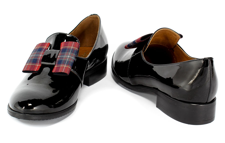 Półbuty Lamanti 110N Czarny 3/Kokarda 4