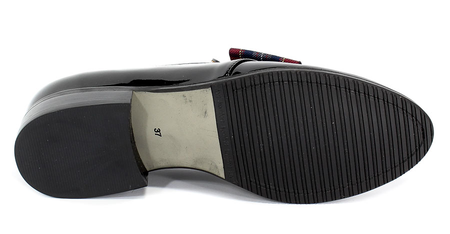 Półbuty Lamanti 110N Czarny 3/Kokarda 4