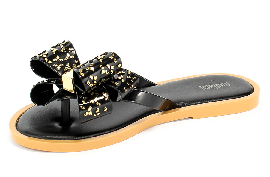 Klapki Melissa 32447 51496 Black/Beige