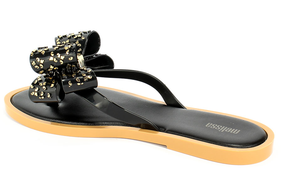 Klapki Melissa 32447 51496 Black/Beige
