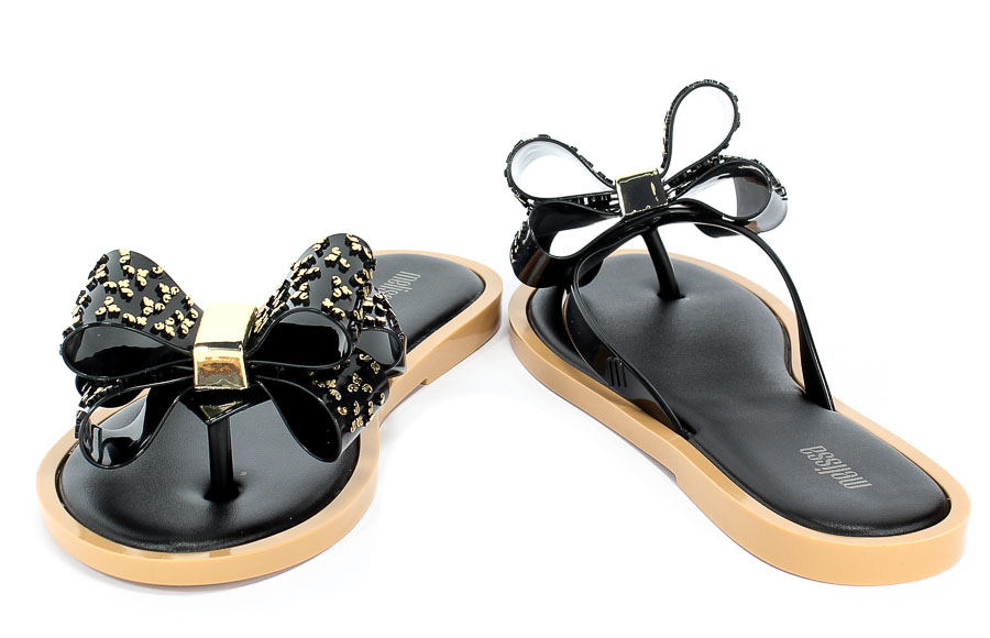 Klapki Melissa 32447 51496 Black/Beige