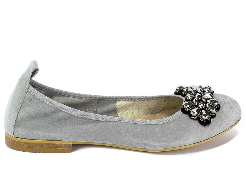 Baleriny Andora 4675 Magic Szar Z