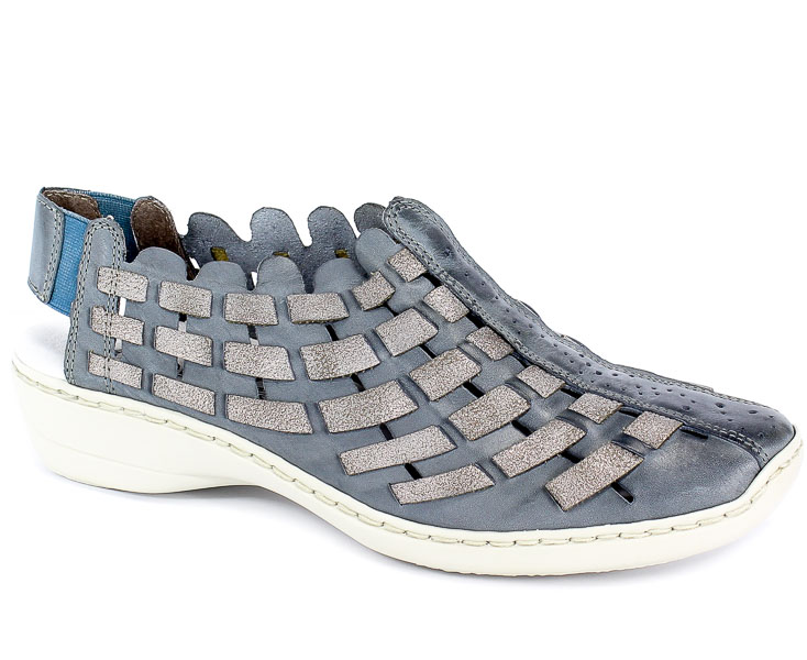 Sandały Rieker 413V8-12 Blue