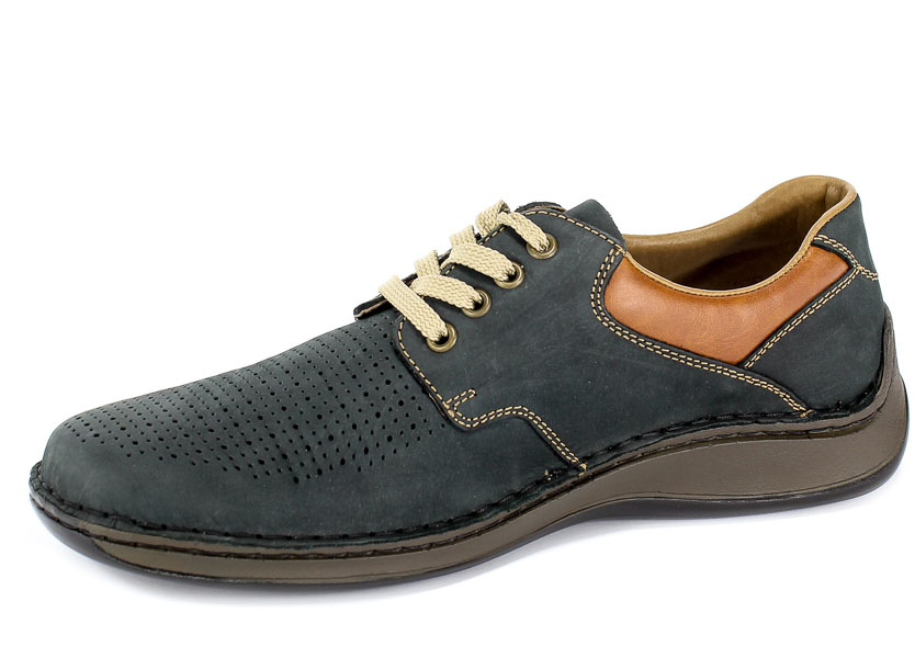 Półbuty Letnie Rieker 05207-14 Blue