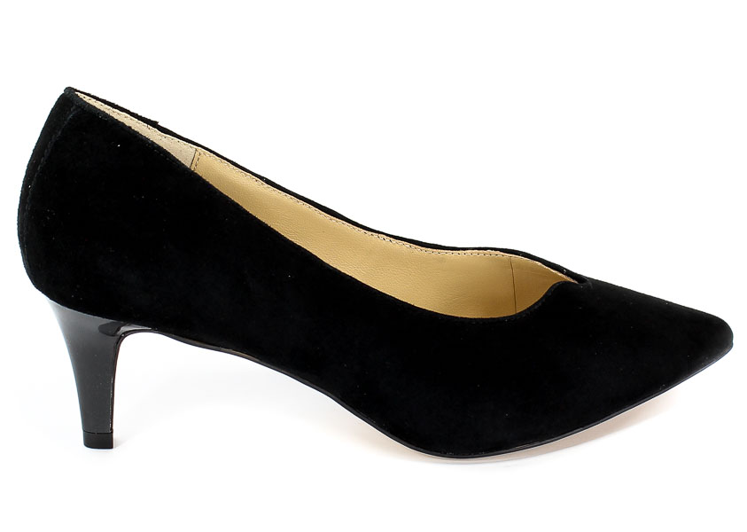 Czółenka Caprice 9-22406-22 004 Black Suede