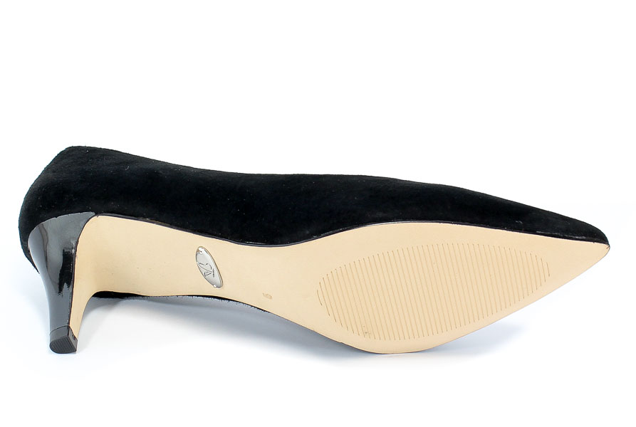 Czółenka Caprice 9-22406-22 004 Black Suede