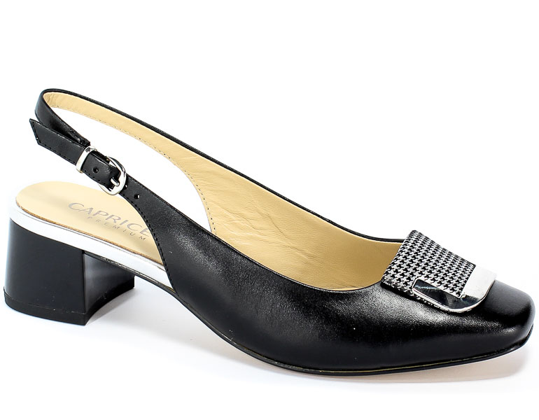 Sandały Caprice 9-29500-22 039 Blk Pepita Com