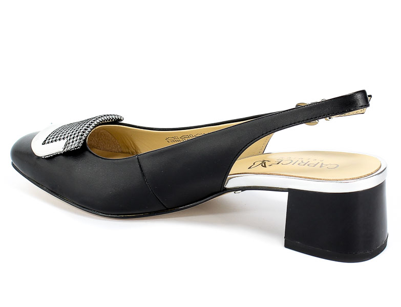 Sandały Caprice 9-29500-22 039 Blk Pepita Com